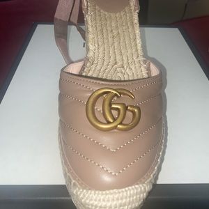 Gucci Marmont Wedges